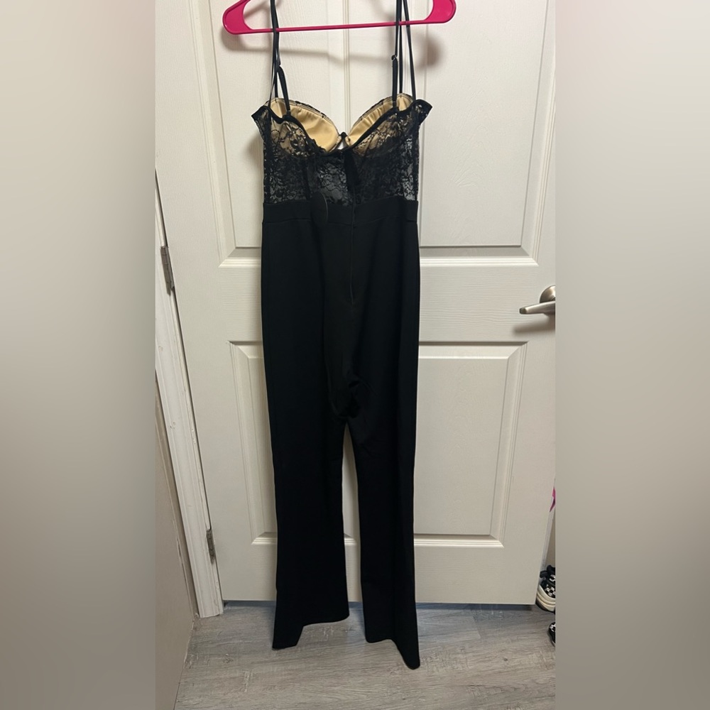 Black lace jumpsuit